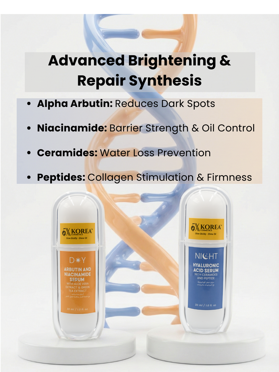 Day Radiance & Night Repair Serum Set – Brightening & Overnight Repair Duo